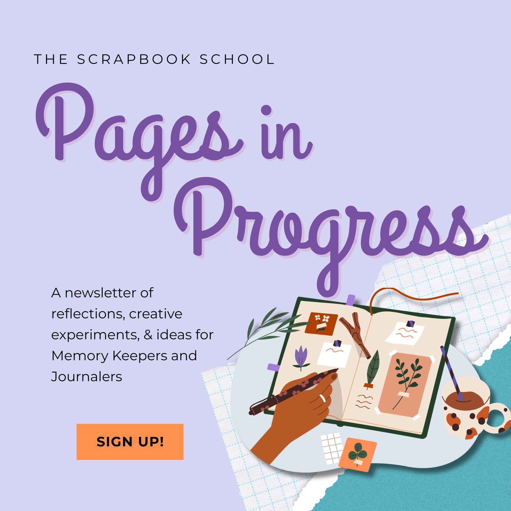 Pages in Progress email newslewt
